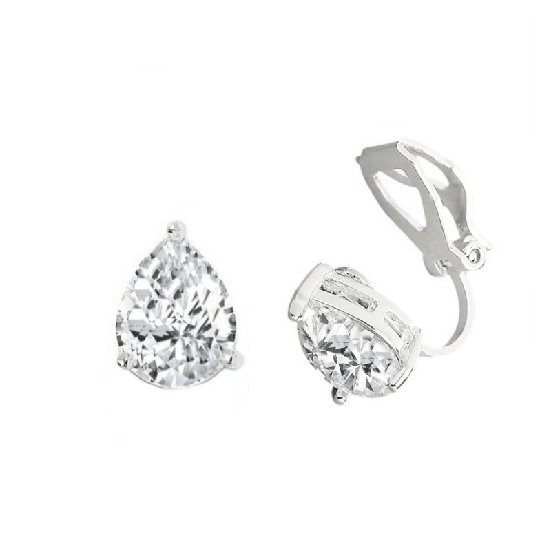 Klipsikorvakorut, ATHENA BRIDAL|Classic Teardrop Earrings -pisaranapit