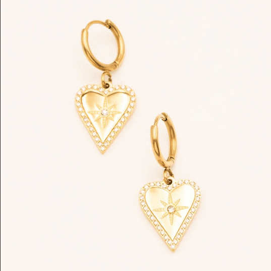 Korvakorut, BOHM PARIS|Boucles Tasha -rengas sydänkorvakorut (kulta)
