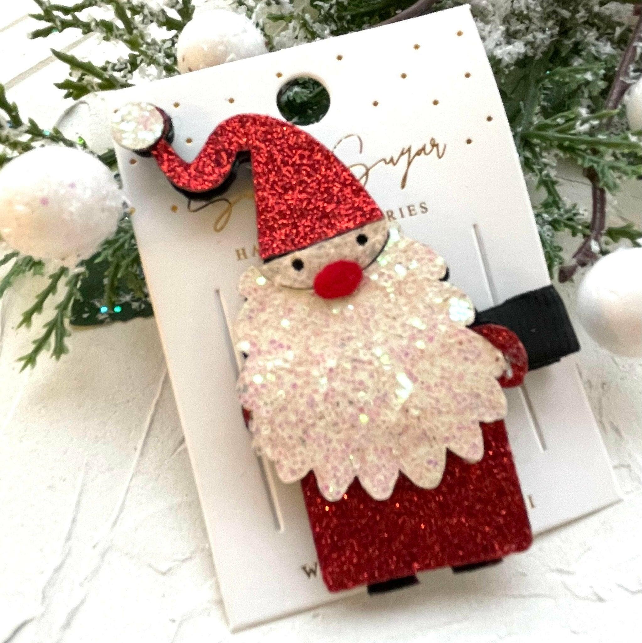 Hairpin|SUGAR SUGAR, Santa Claus hair accessory