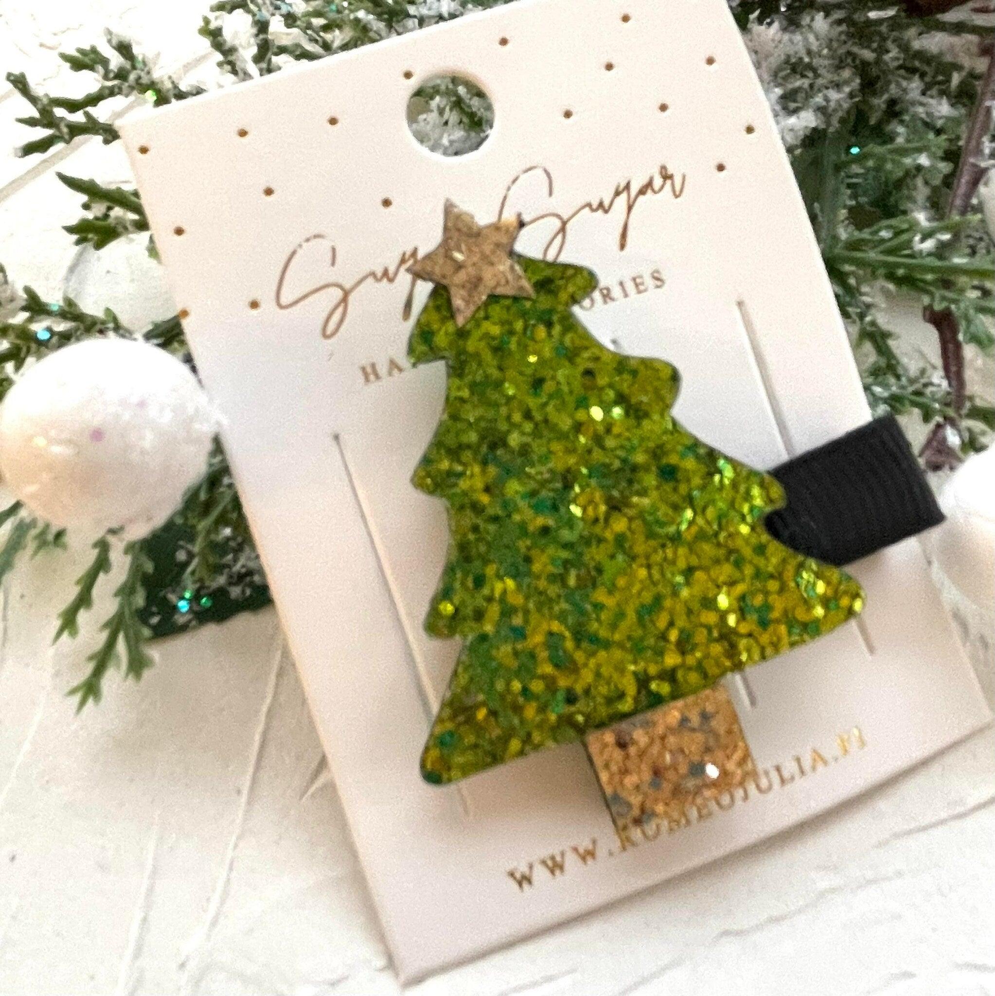 Hairpin|SUGAR SUGAR, Christmas Tree hair accessory