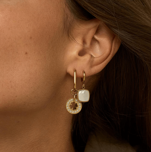 Korvakorut, BOHM PARIS|Boucles Chloefina -tiikerinsilmä korvakorut