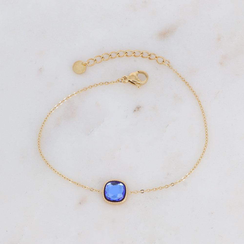Rannekoru, BOHM PARIS|Bracelet Celine -sininen kristallirannekoru