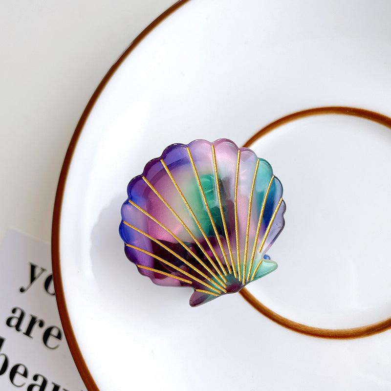 SUGAR SUGAR, Mermaid Clip -violetti simpukkahiusklipsi