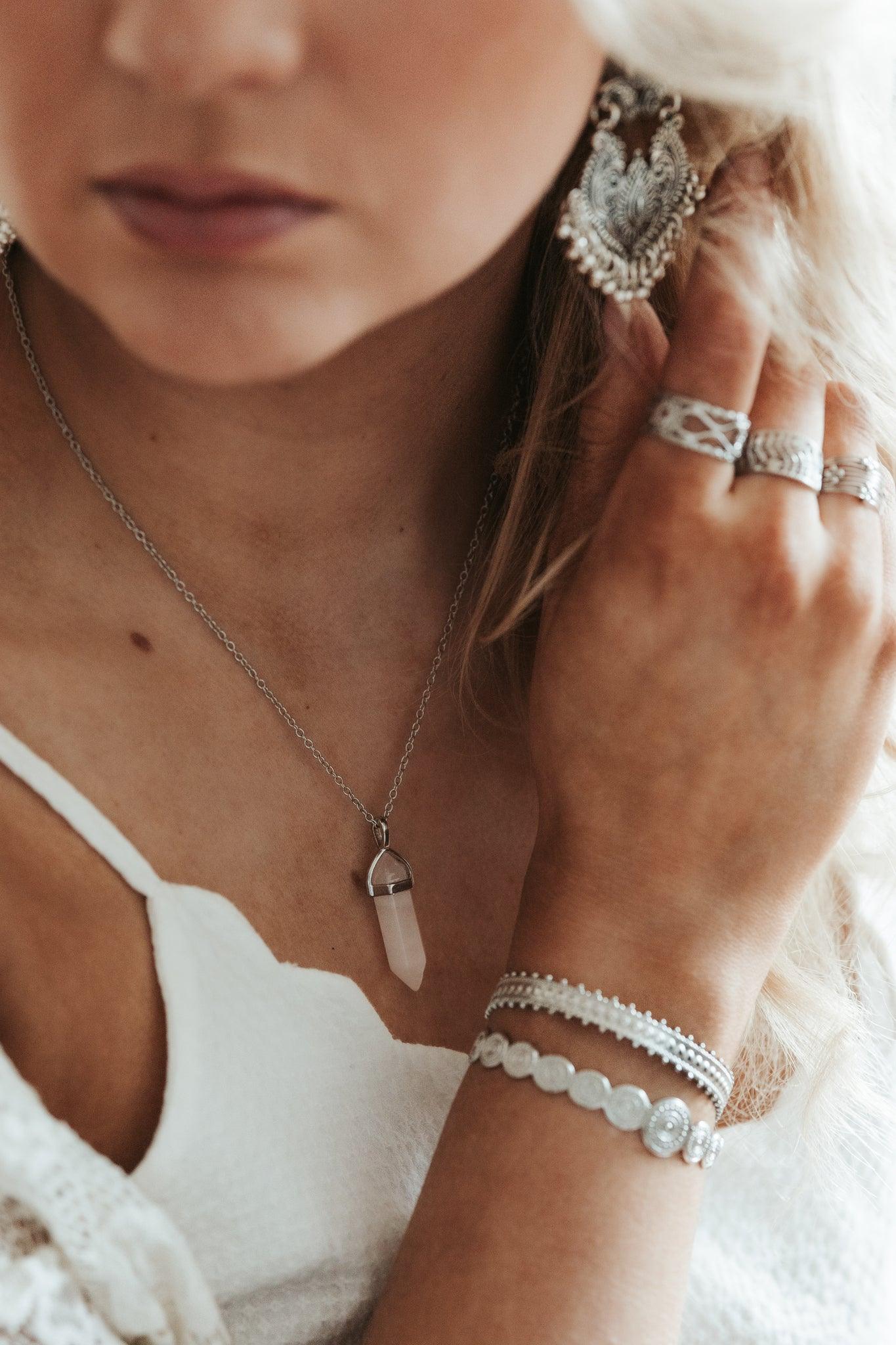 FRENCH RIVIERA|Aria - bohemian silver earrings with pearls