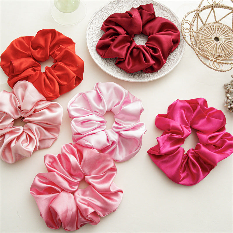 SUGAR SUGAR, Oh la laa pink large hair donut satin