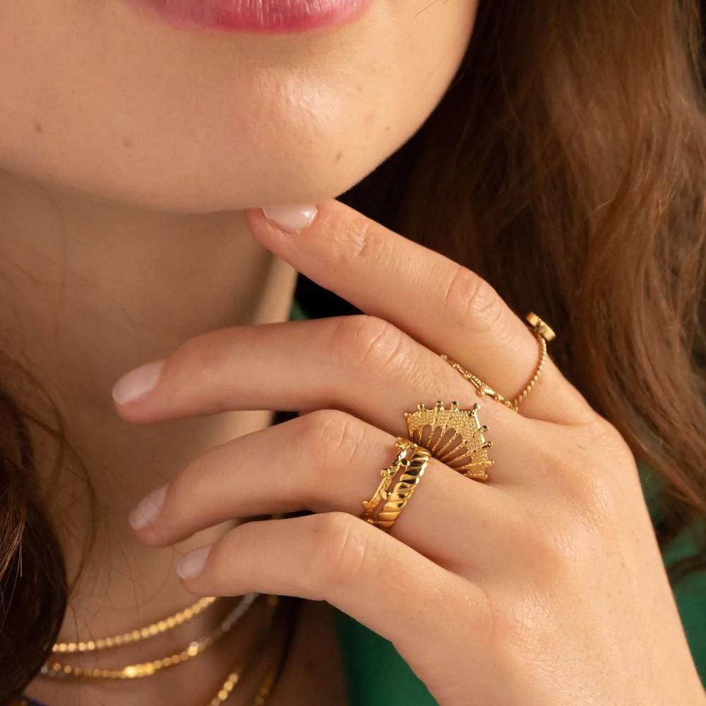 BOHM PARIS|Bague Katiy -kirurginterässormus (kulta)