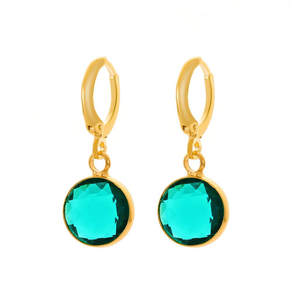 FRENCH RIVIERA|Josie Earrings -vihreät korvakorut