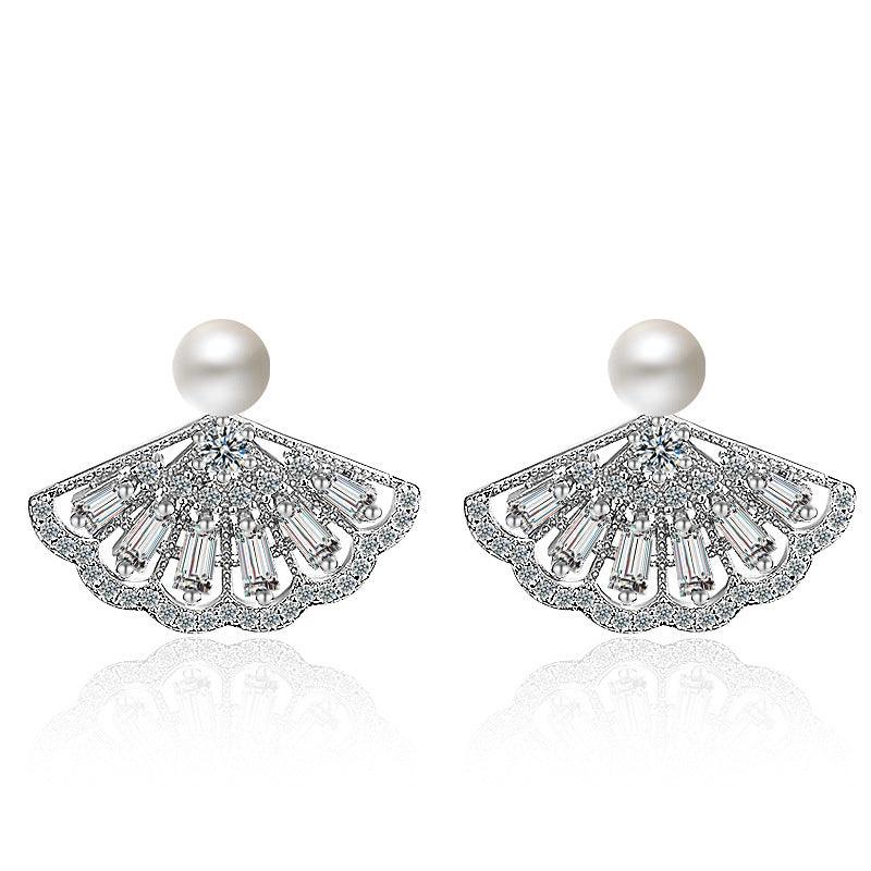 FRENCH RIVIERA|Petal Earrings -silver-colored party earrings