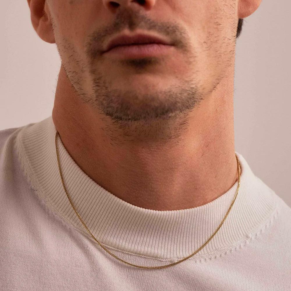 BOHM PARIS Stockholm|Collier Kim -kirurginteräsketju (kulta, 42cm)