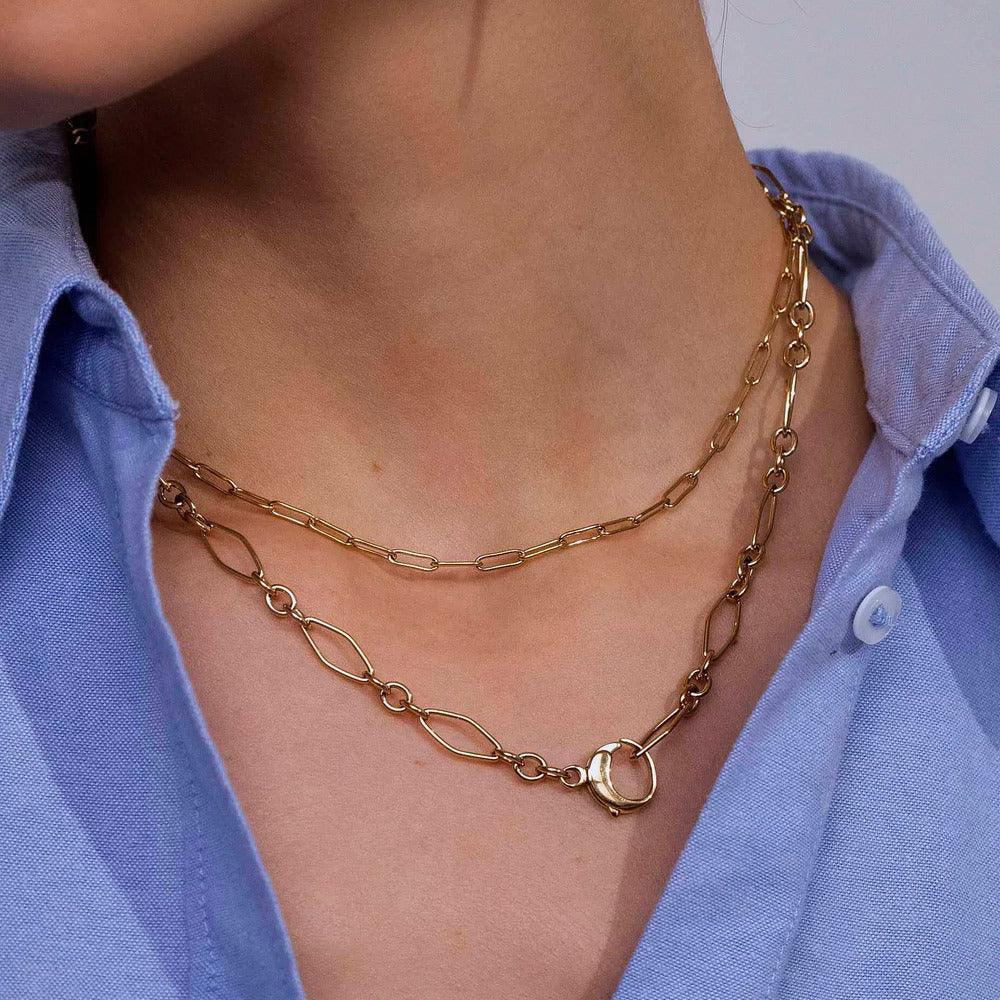 BOHM PARIS Stockholm|Collier Vivien -kirurginteräsketju (hopea)