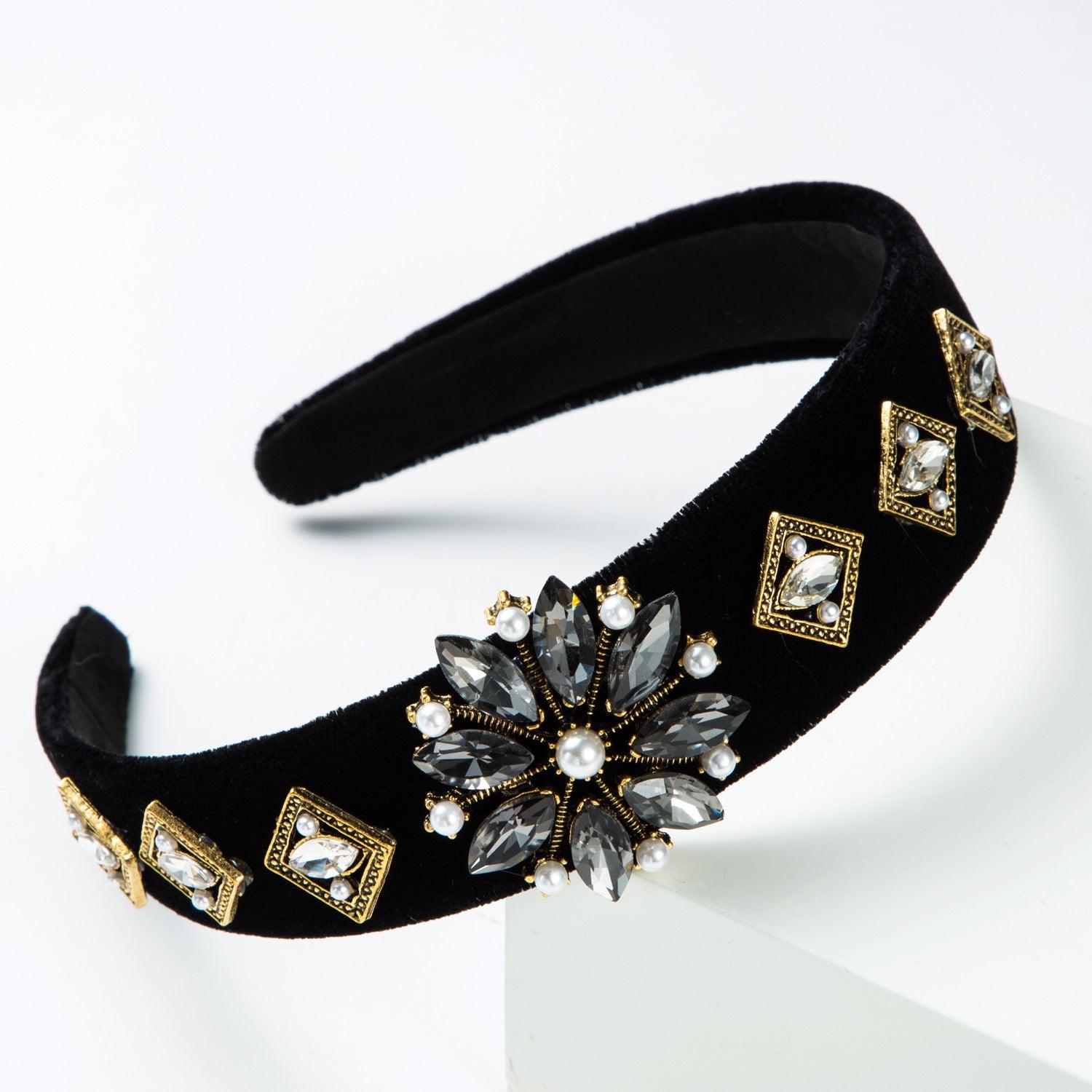 SUGAR SUGAR®, Paris 1921 Hairband -vintagehenkinen hiuspanta (harmaa)