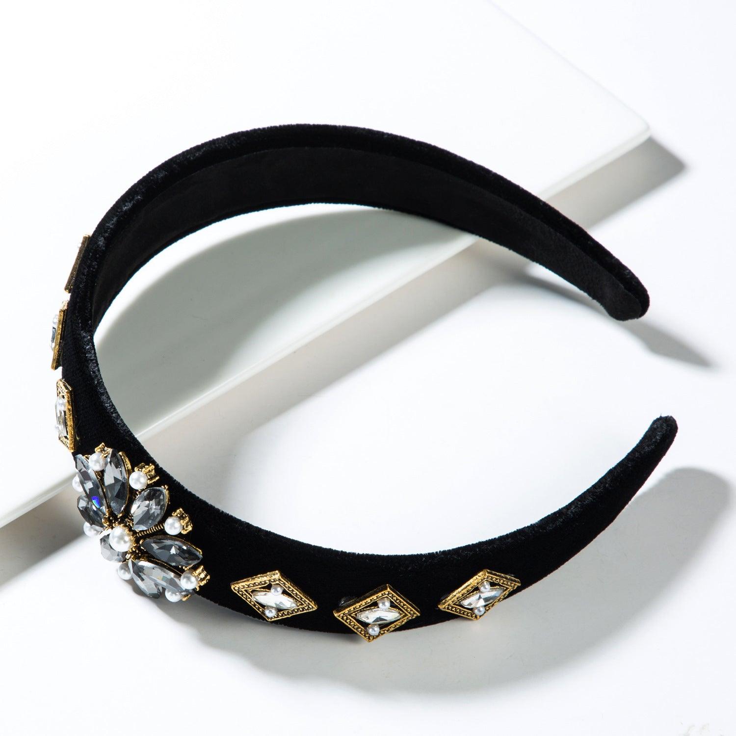 SUGAR SUGAR®, Paris 1921 Hairband -vintagehenkinen hiuspanta (harmaa)