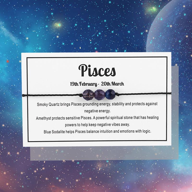 Rannekoru, Horoscope Bracelet -horoskooppikoru värillisillä kivillä