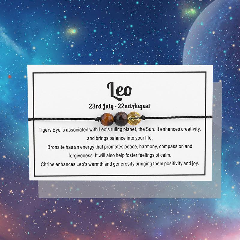 Rannekoru, Horoscope Bracelet -horoskooppikoru värillisillä kivillä
