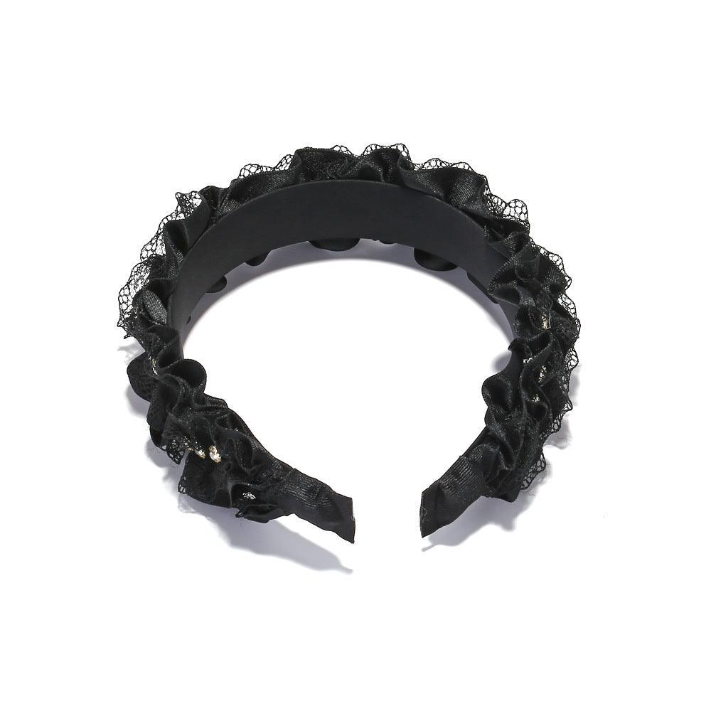 SUGAR SUGAR®, Isabella Hairband -musta koristeellinen hiuspanta