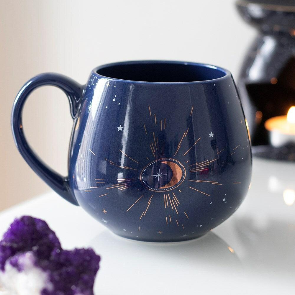 Muki, Crescent Moon Mug -tummansininen kuunsirppi muki