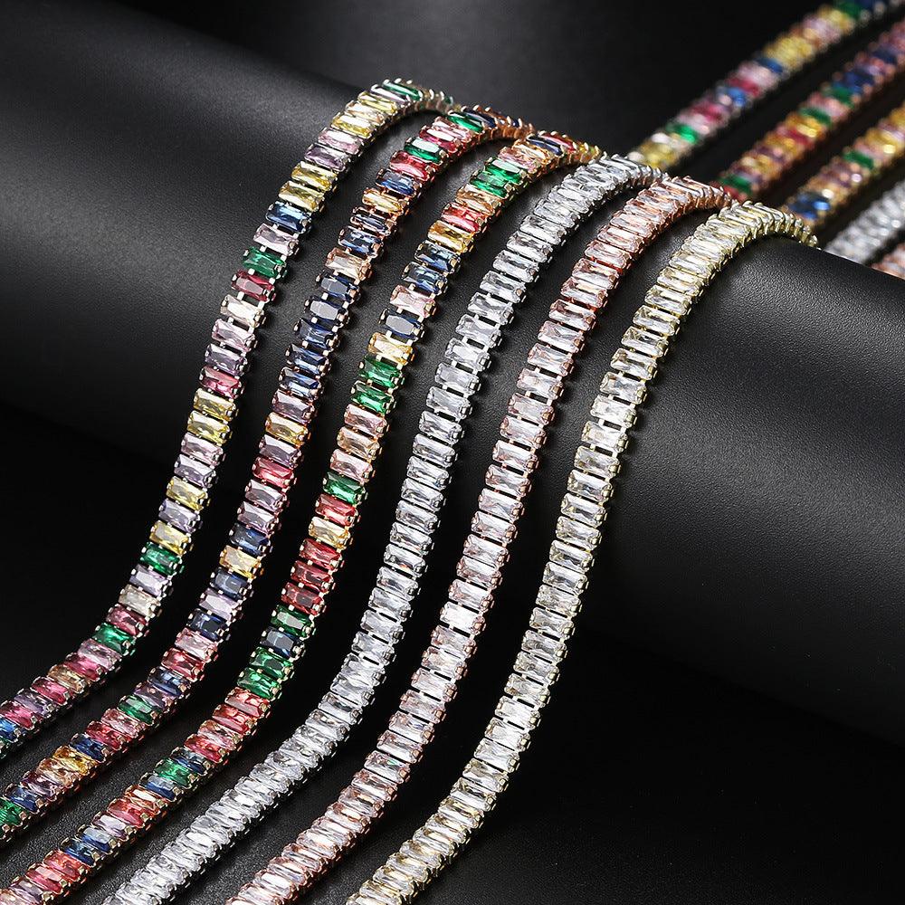 FRENCH RIVIERA|Carly  -ruusukultainen kristalli choker