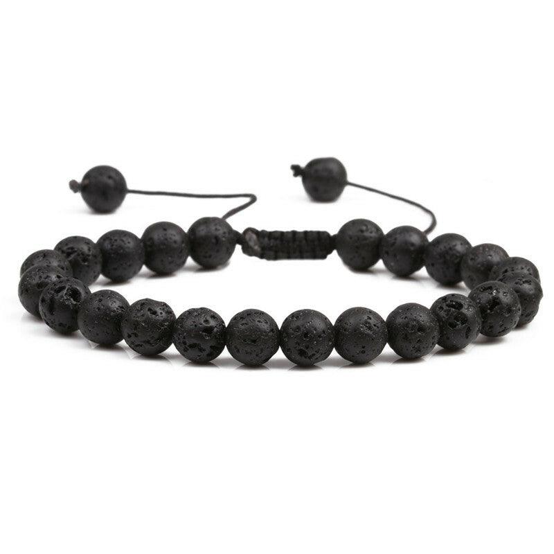 NATURE COLLECTION, Volcanic Rock -laavakivi rannekoru