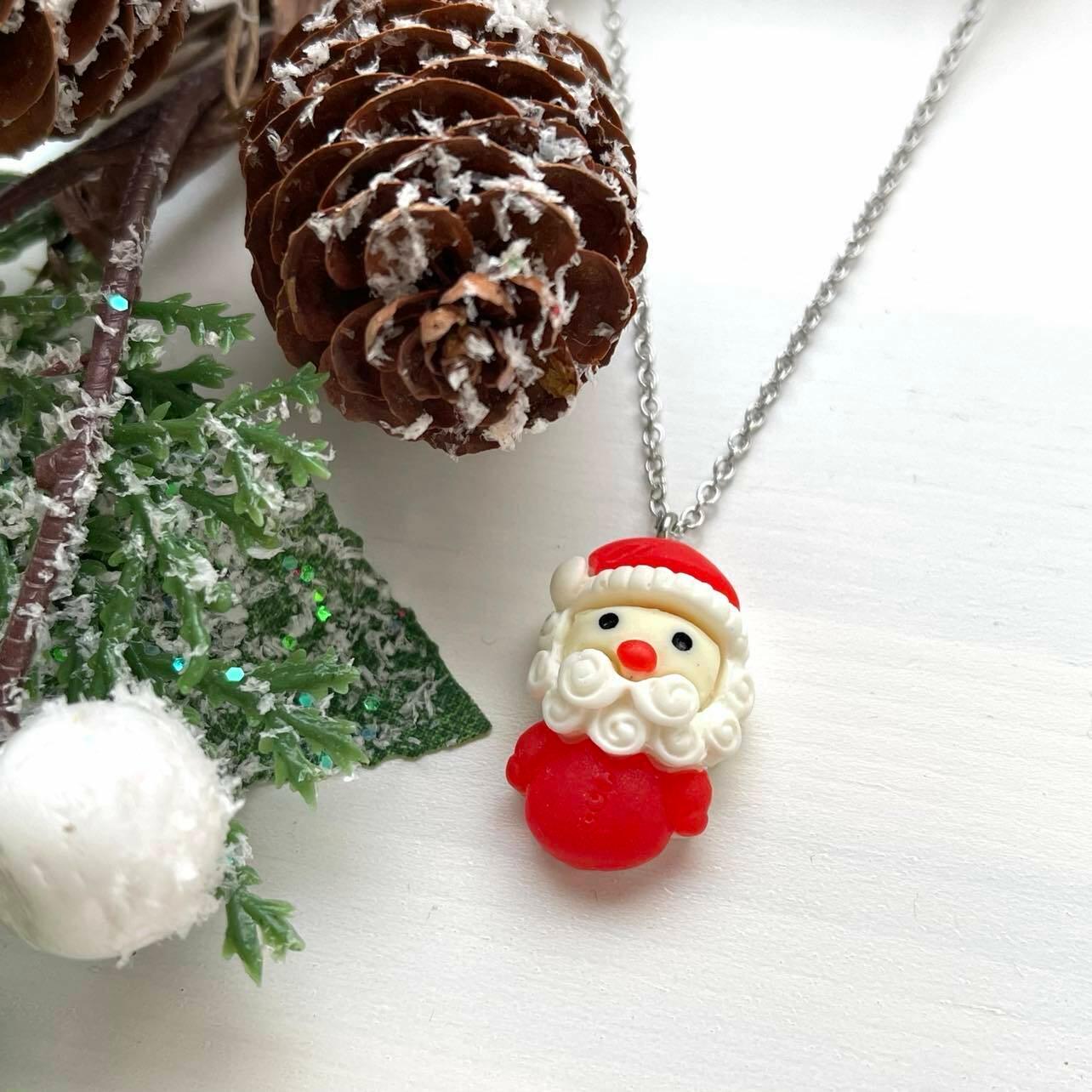 Joulukaulakoru, Little Santa -suloinen joulupukki kaulakoru