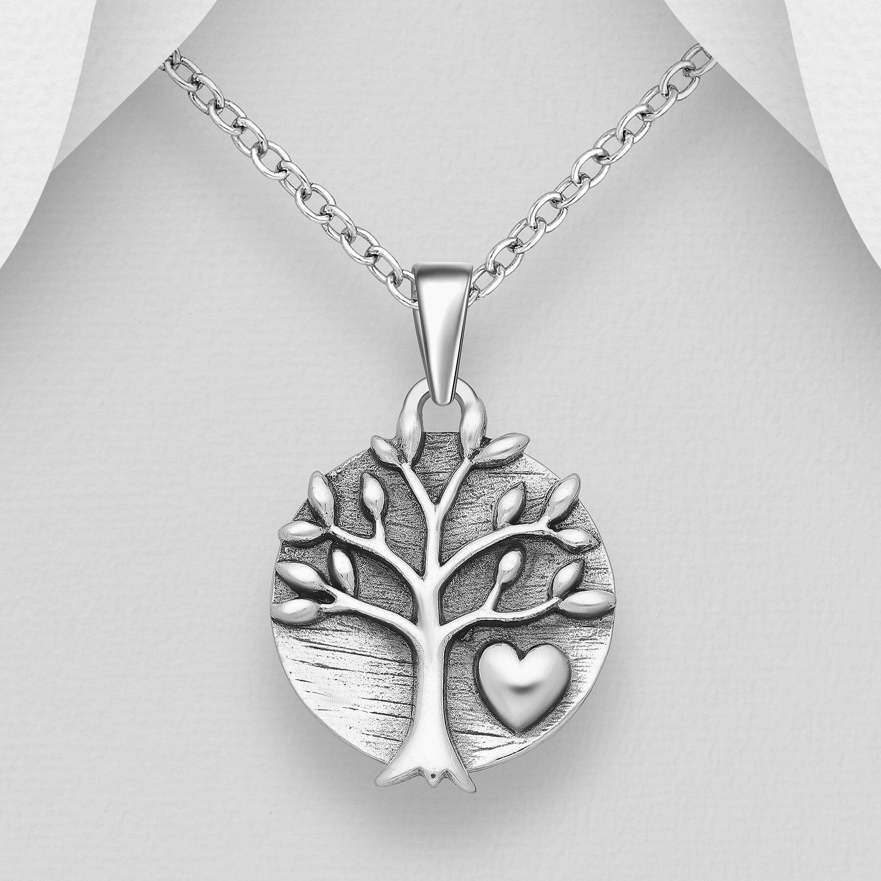 PREMIUM COLLECTION|Tree of Life family pendant with text