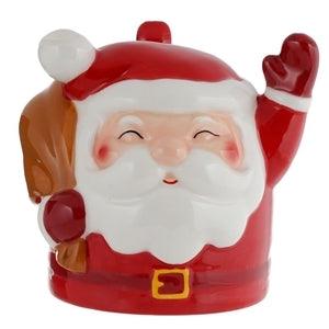 Mug, Santa Upside Down Mug - Santa Claus Christmas Mug