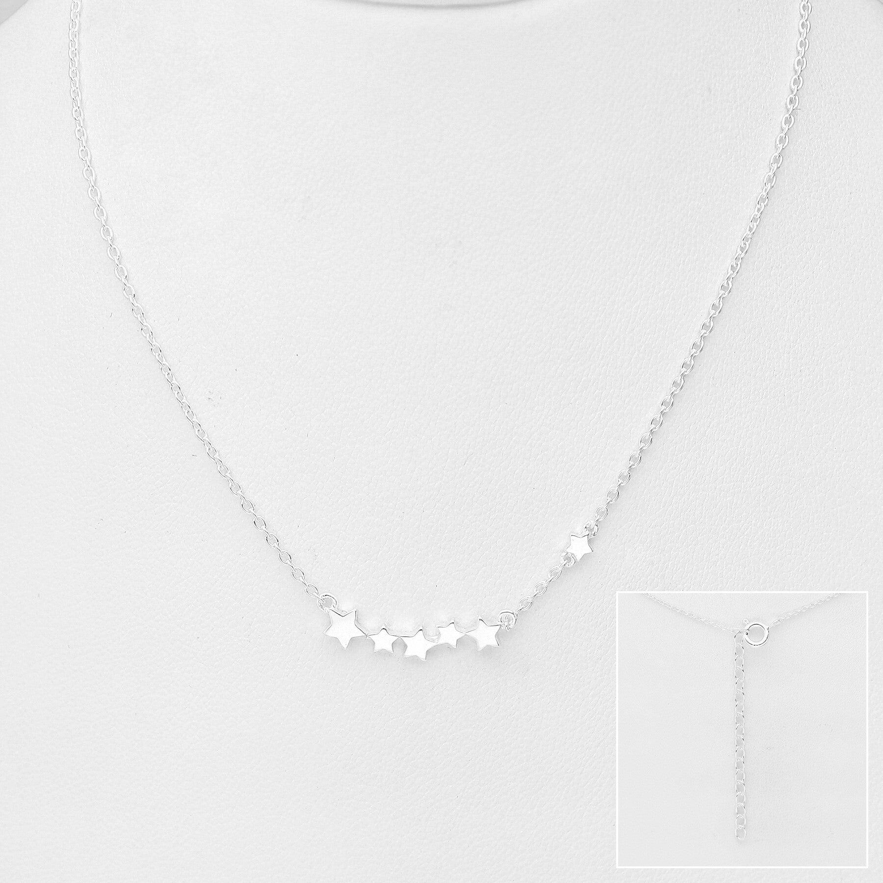 PREMIUM COLLECTION|Stars -siro hopeakaulakoru tähdillä