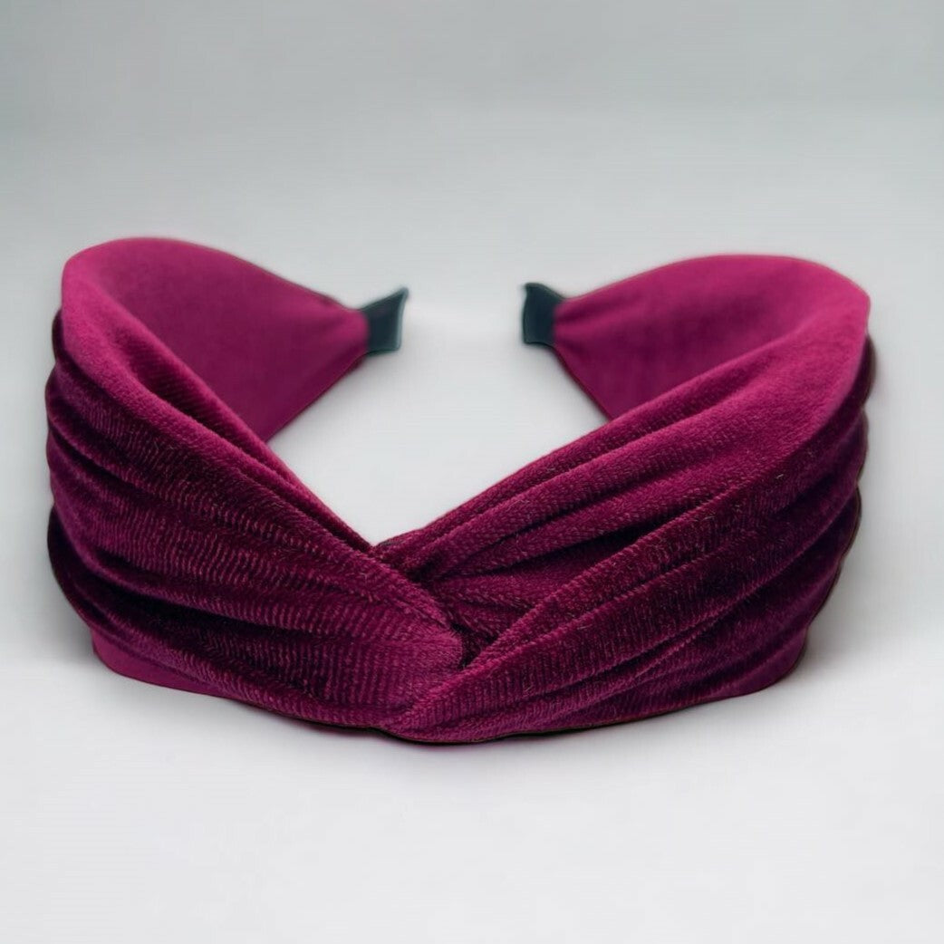 SUGAR SUGAR®, Leyla Hairband -samettinen viininpunainen hiuspanta