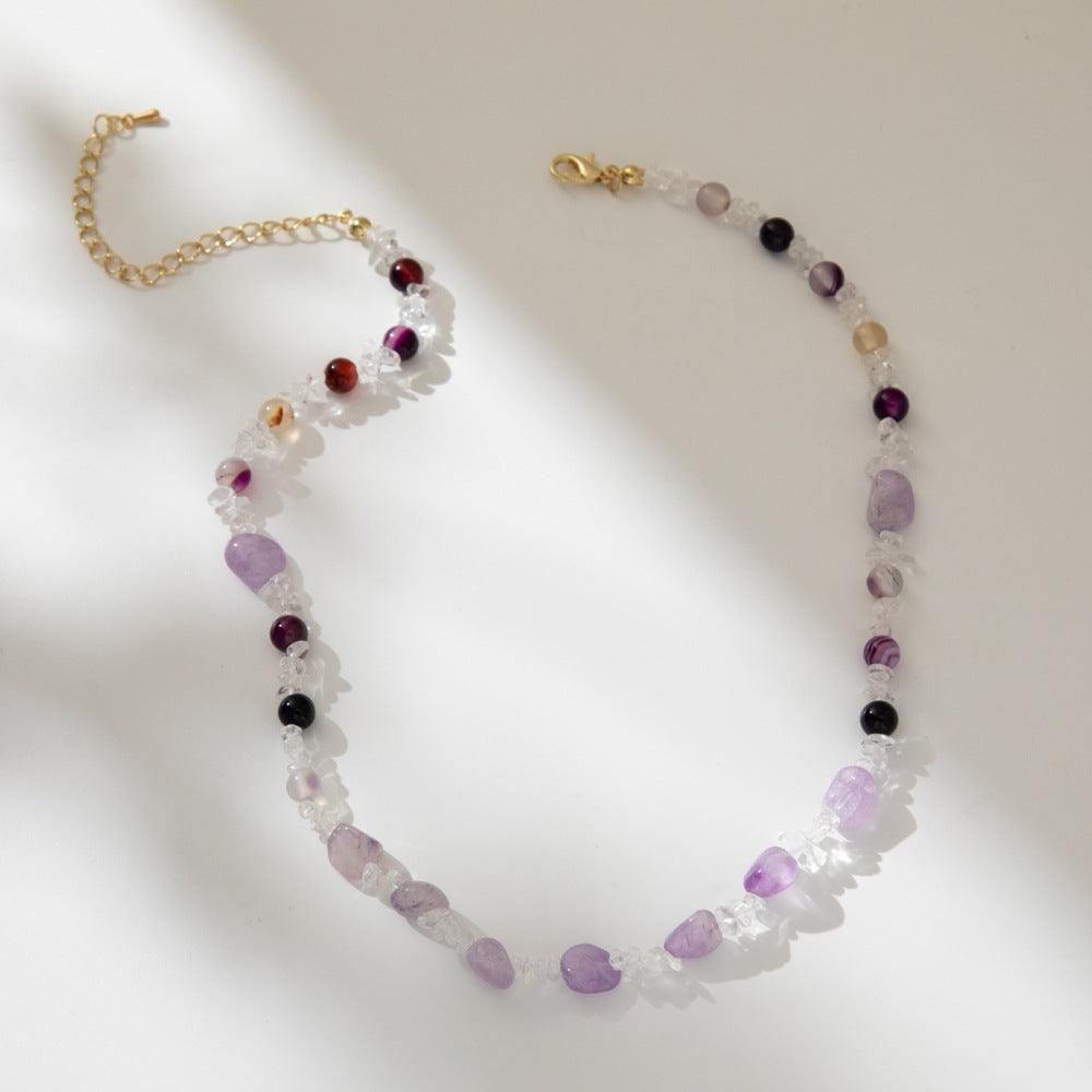 FRENCH RIVIERA|Maya Necklace -ametisti kaulakoru
