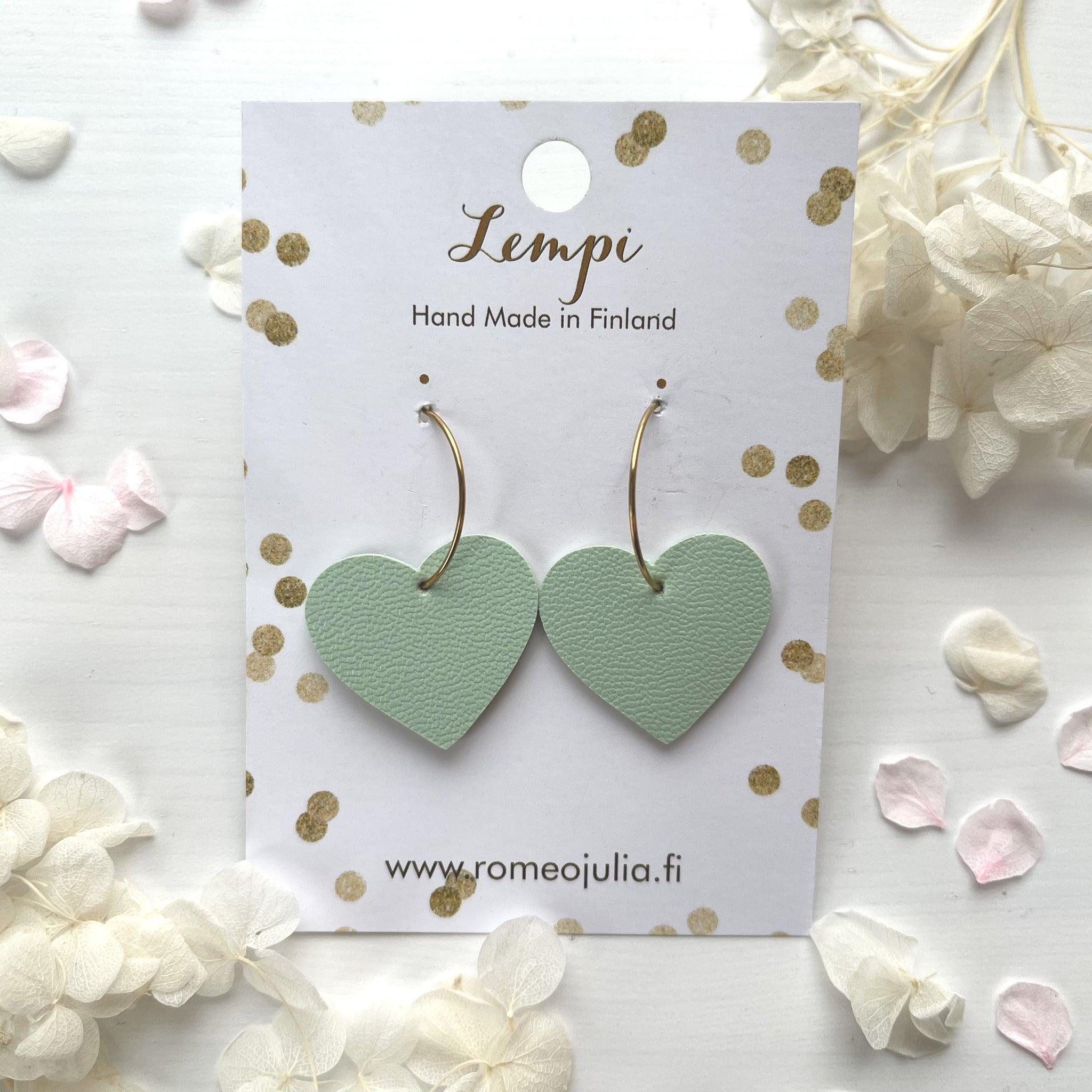 LEMPI®-korvakorut, Lempi-renkaat (kulta-minttu)