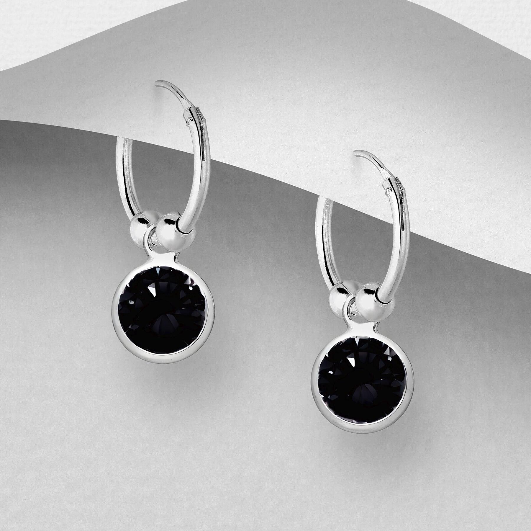 PREMIUM COLLECTION | Sara  -2 in 1 hopearenkaat mustalla kivellä