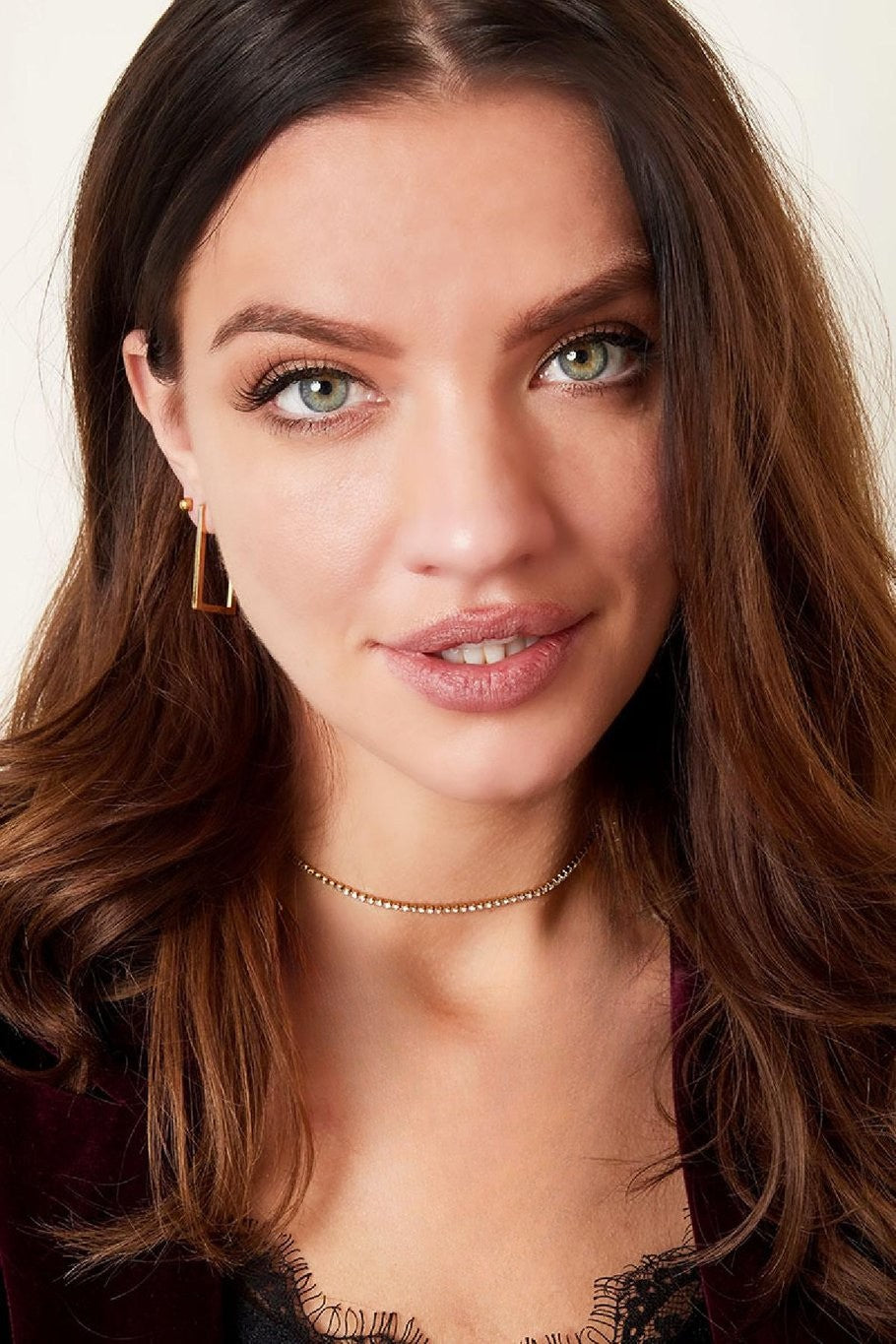 French Riviera | Crystal Kiss -strassikoristeinen choker (kulta)