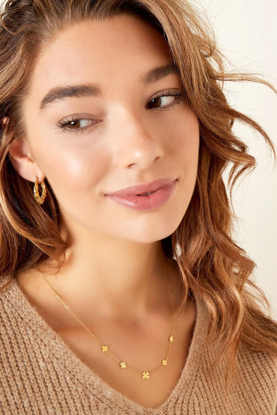 French Riviera | Félicité – onnenapila kirurginteräskaulakoru (kulta)