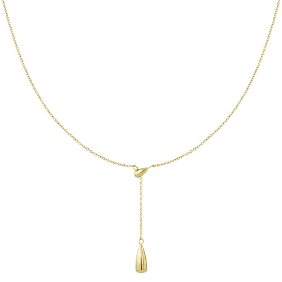 French Riviera | Pure Drop – pisarariipuskaulakoru kirurginteräksestä (kulta)