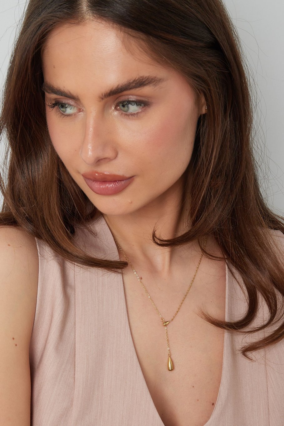 French Riviera | Pure Drop – pisarariipuskaulakoru kirurginteräksestä (kulta)
