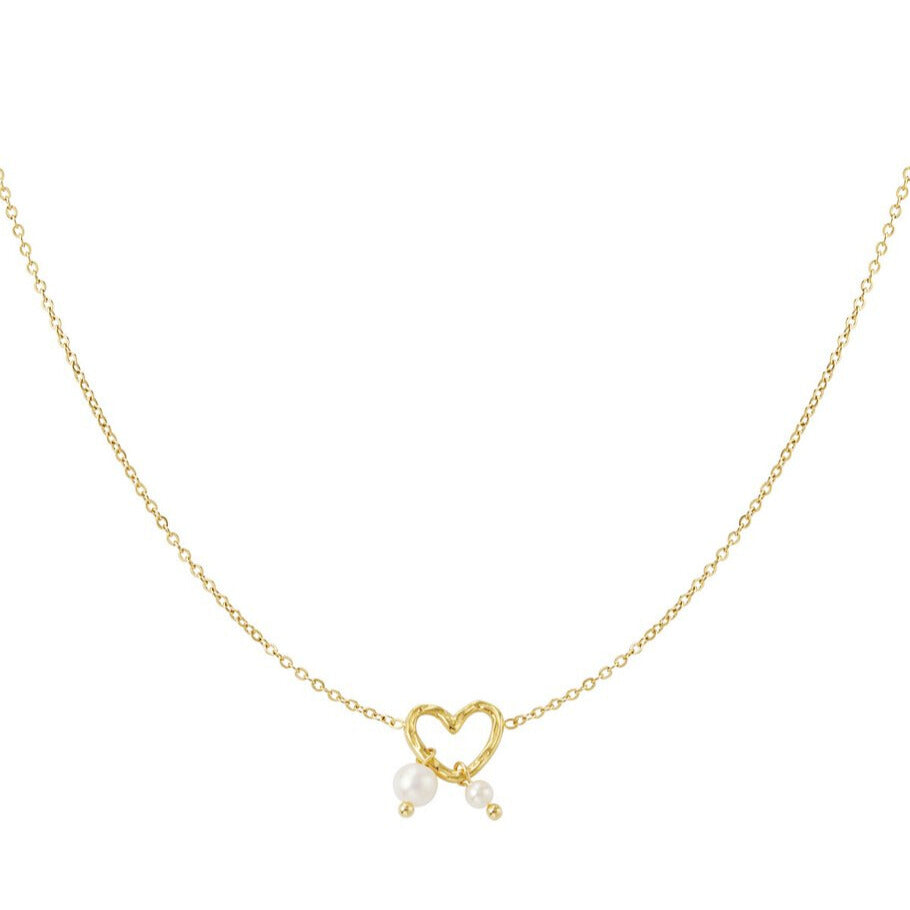 French Riviera | My Darling – sydänkaulakoru kirurginterästä (kulta)