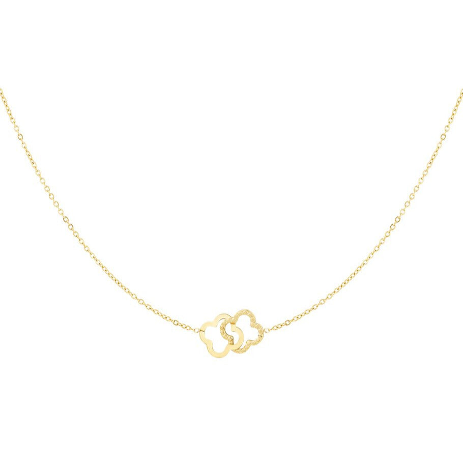 French Riviera | Linked Luck – onnenapila kirurginteräskaulakoru (kulta)