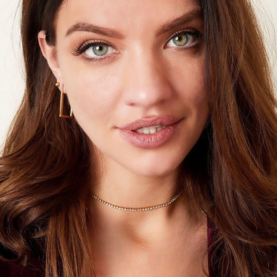 French Riviera | Crystal Kiss -strassikoristeinen choker (hopea)