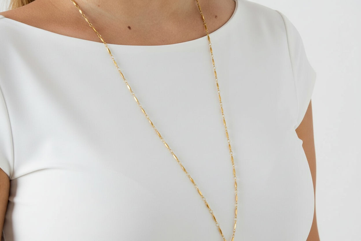 French Riviera | Sofia Heart – sydänriipuskaulakoru kirurginteräksestä (kulta)