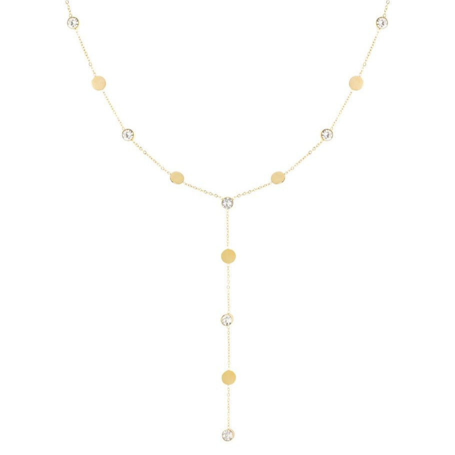 French Riviera | Ella Grace – Y-kaulakoru kirurginteräksestä (kulta)