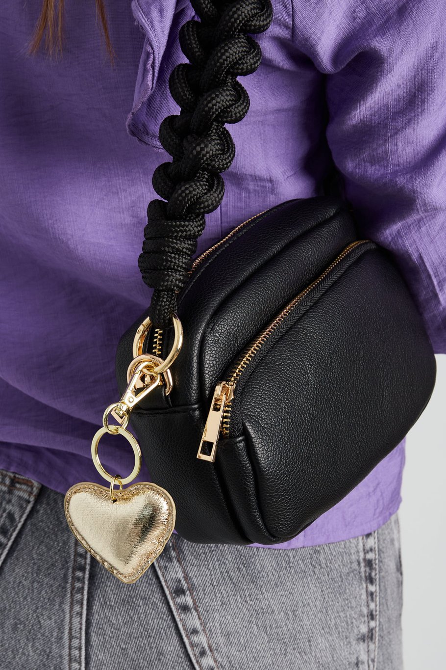 FRENCH RIVIERA | Golden Heart Charm –sydänriipus avaimiin tai laukkuun