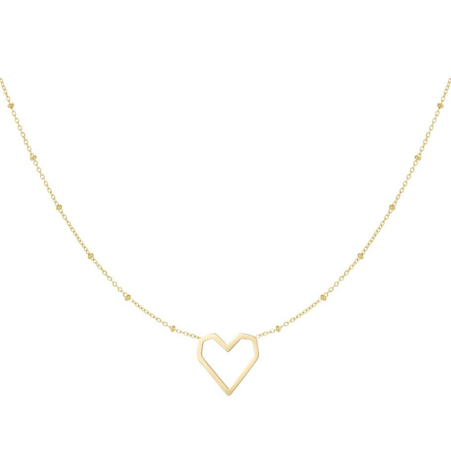 French Riviera | Amour Line – sydänkaulakoru (kulta)