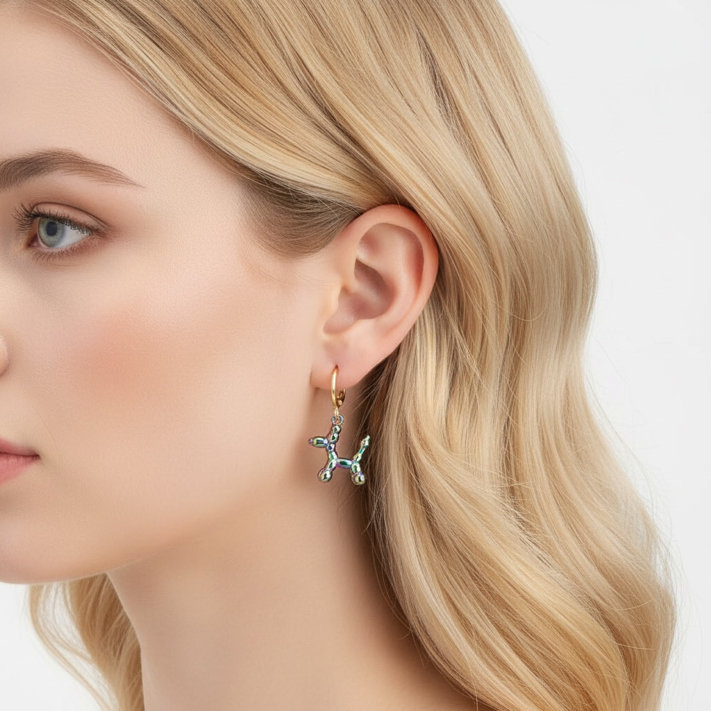 Korvakorut, Balloon Dog -koirakorvakorut (valkoinen)