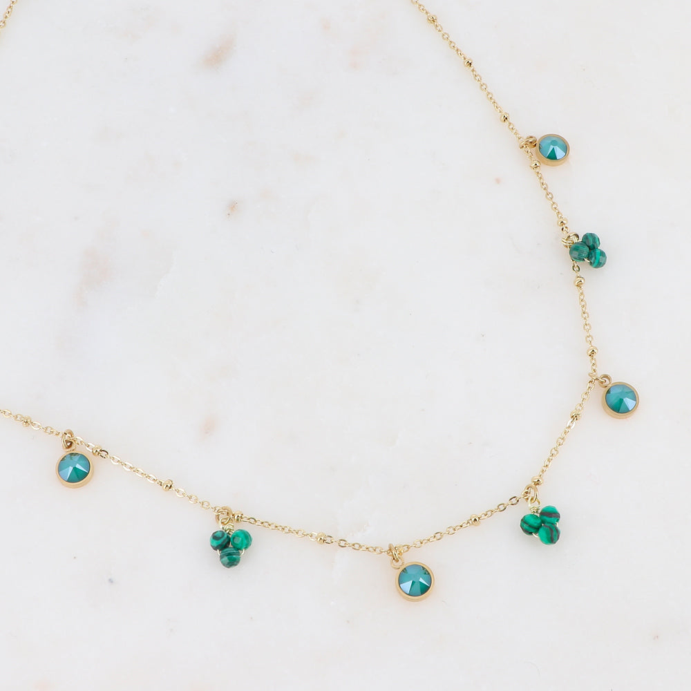 Necklace, BOHM PARIS|Collier Chloefina - tiger's eye necklace