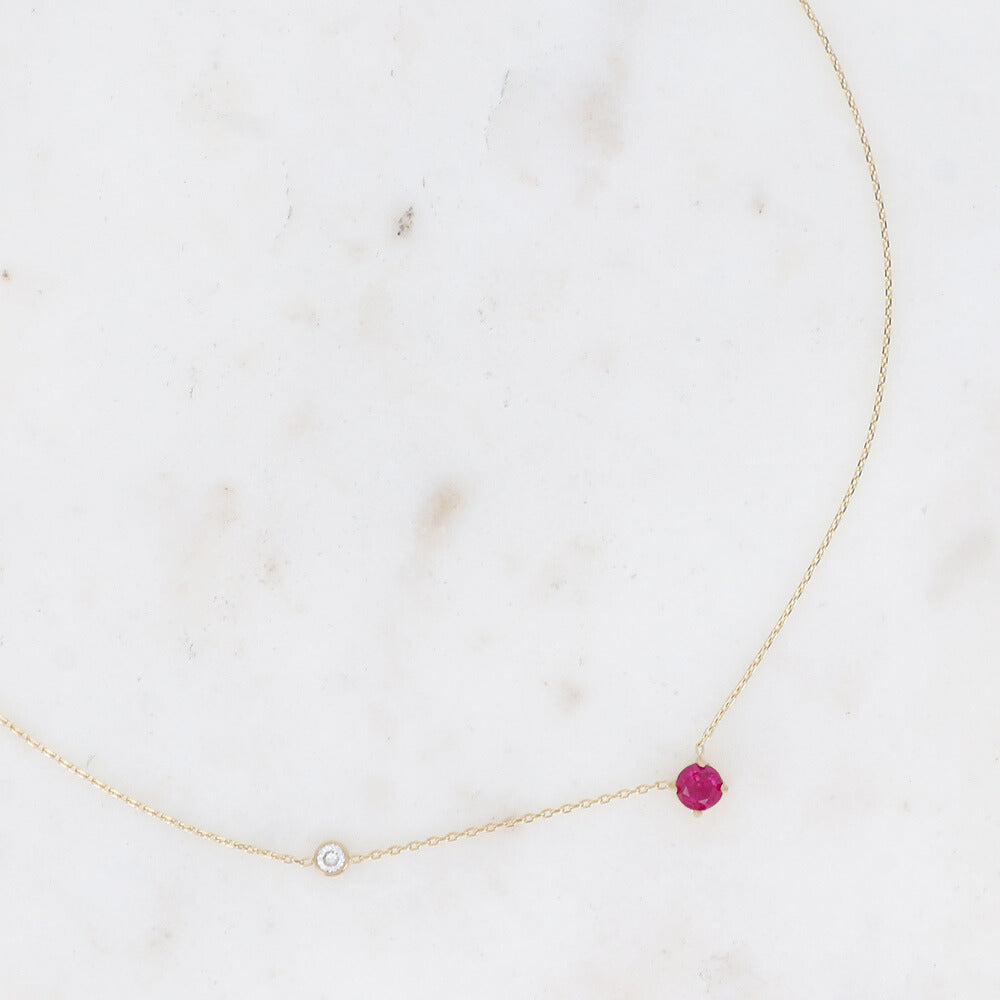 BOHM PARIS | Collier Ambérine - turquoise stone necklace