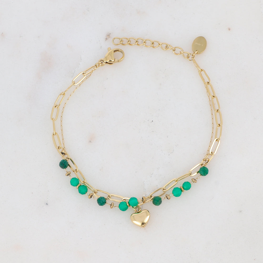 BOHM PARIS | Collier Ambérine - turquoise stone necklace