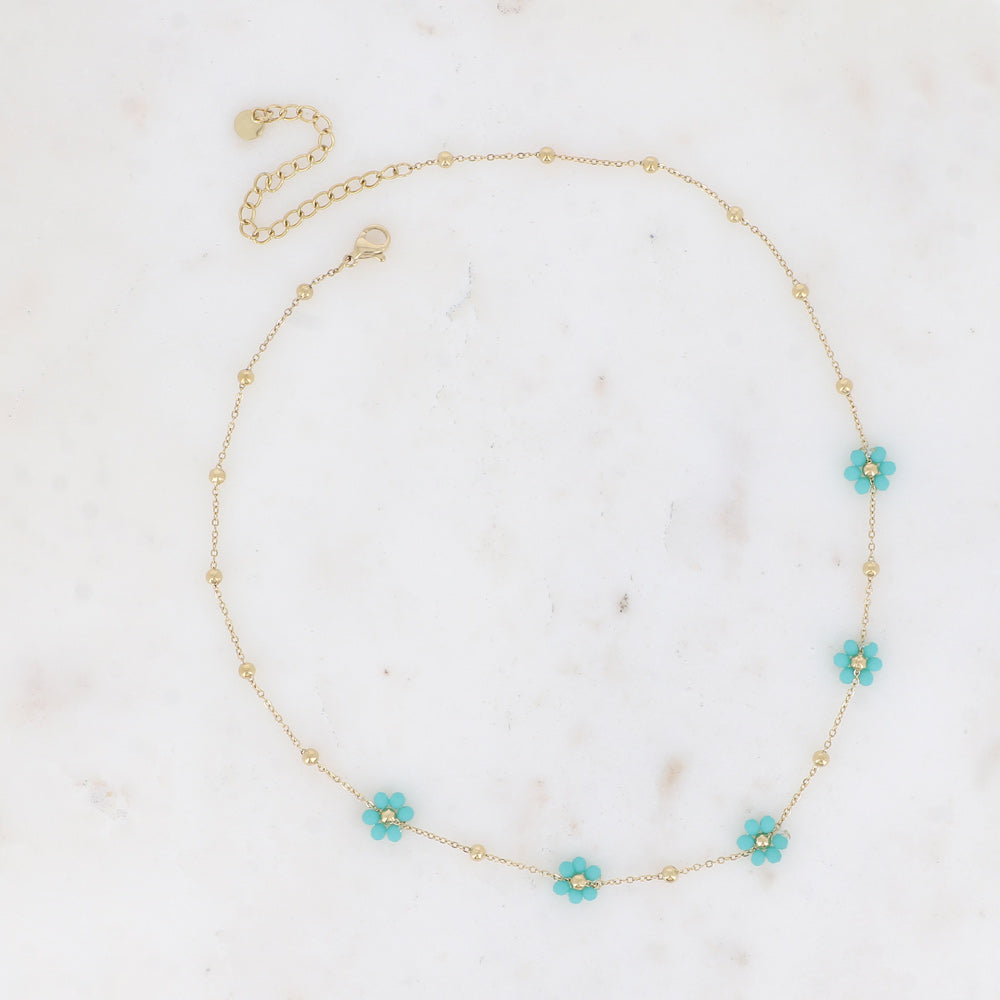 BOHM PARIS | Collier Ambérine - turquoise stone necklace
