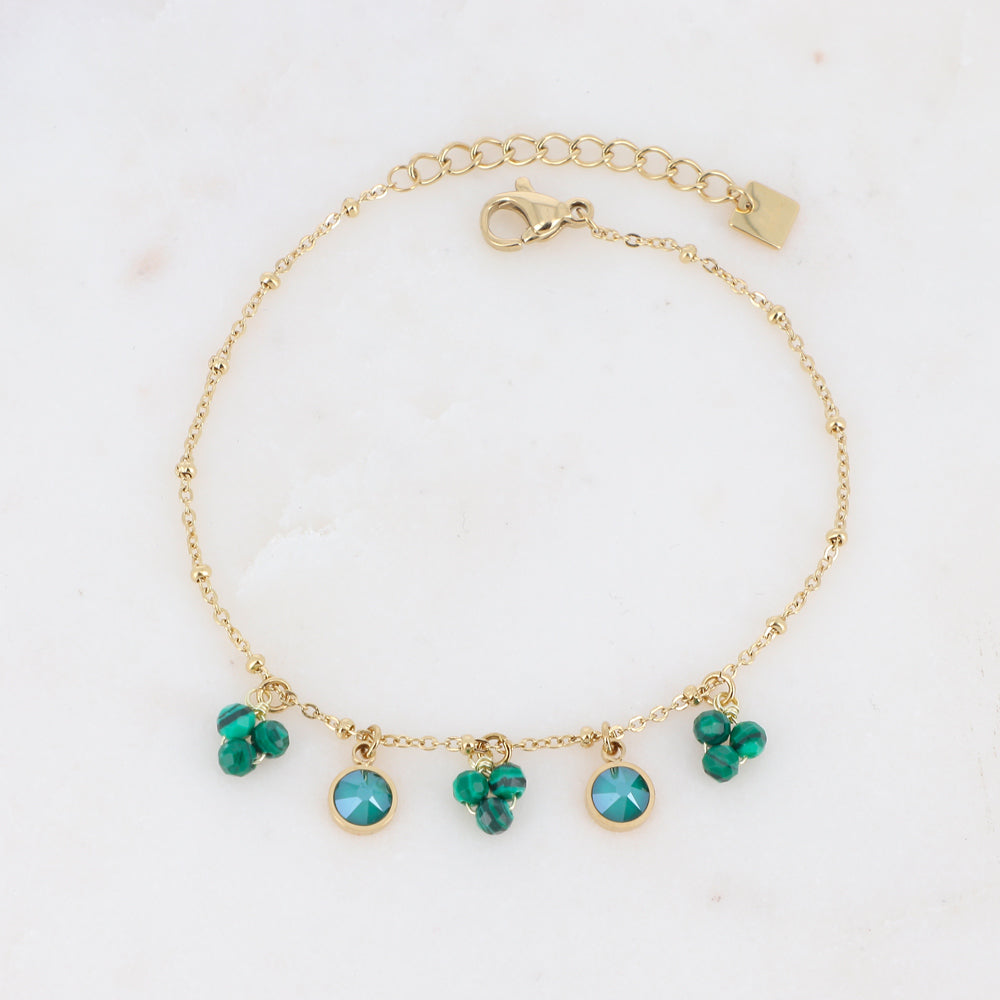BOHM PARIS | Collier Ambérine - turquoise stone necklace