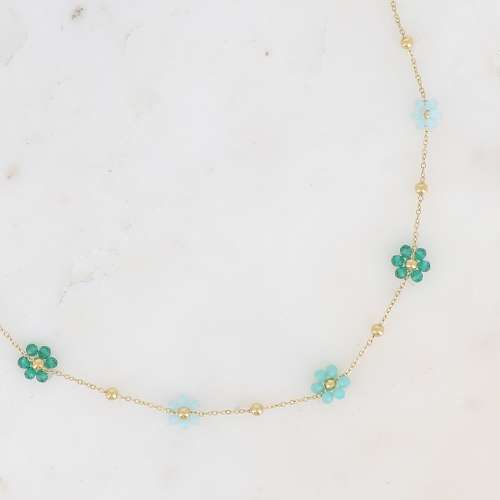 BOHM PARIS | Collier Ambérine - turquoise stone necklace