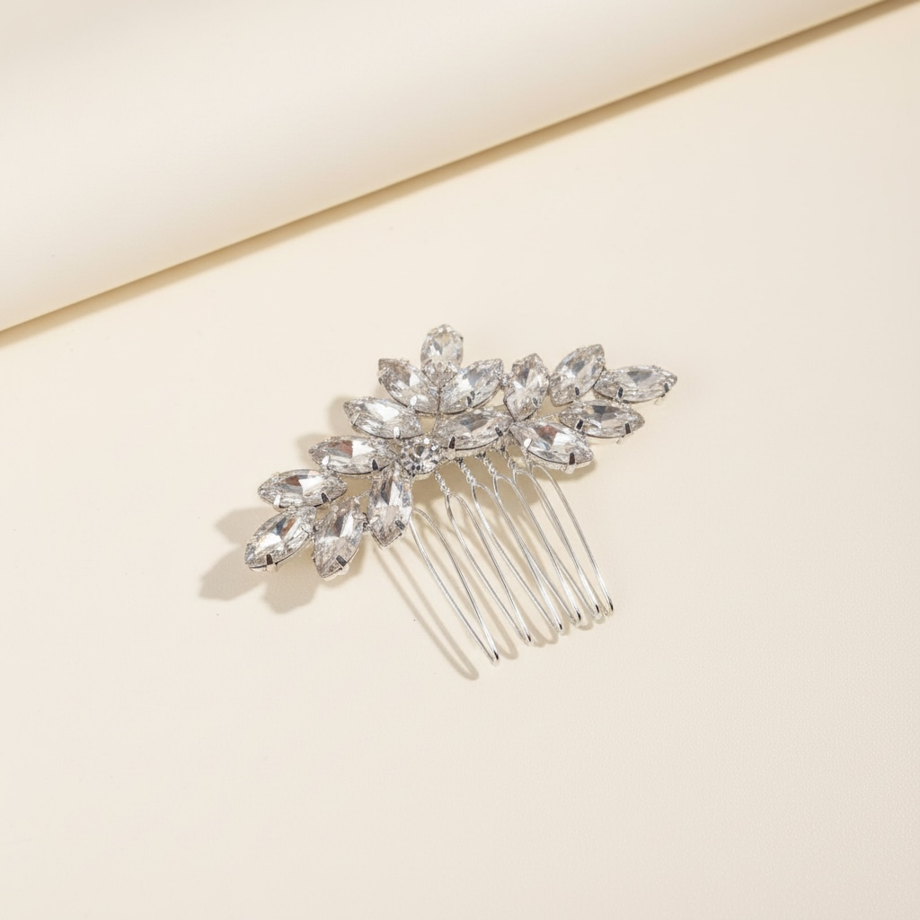 Hiuskoru, ROMANCE | Diana -hopeansävyinen nutturakoriste