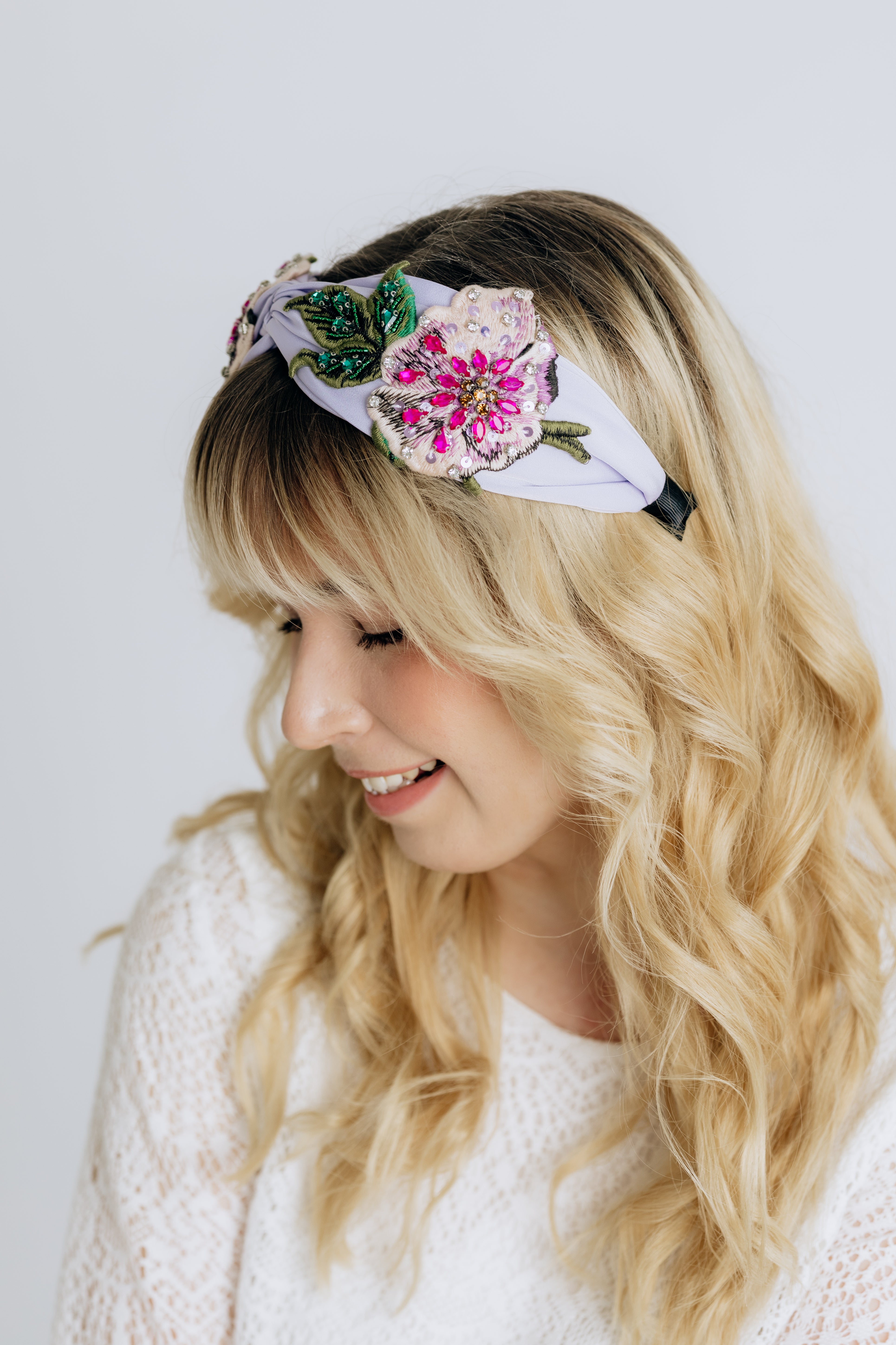 Flower crown | SUGAR SUGAR, Vintage Roses -multicolored flower headband